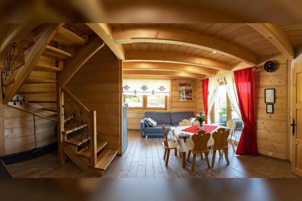 Witowianskie Domki Z Kominkiem, Jacuzzi I Sauna Dzianisz Esterno foto