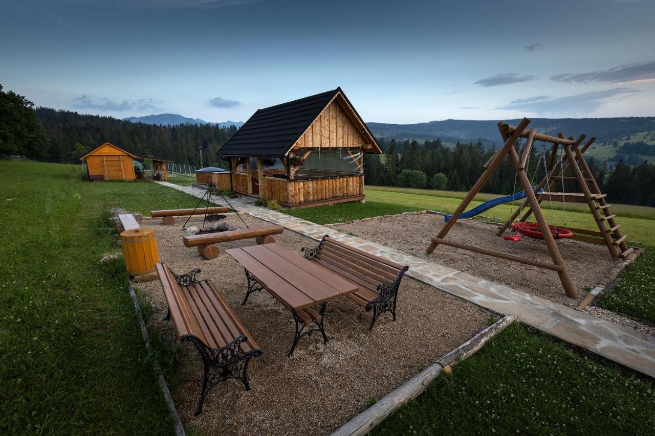 Witowianskie Domki Z Kominkiem, Jacuzzi I Sauna Dzianisz Esterno foto