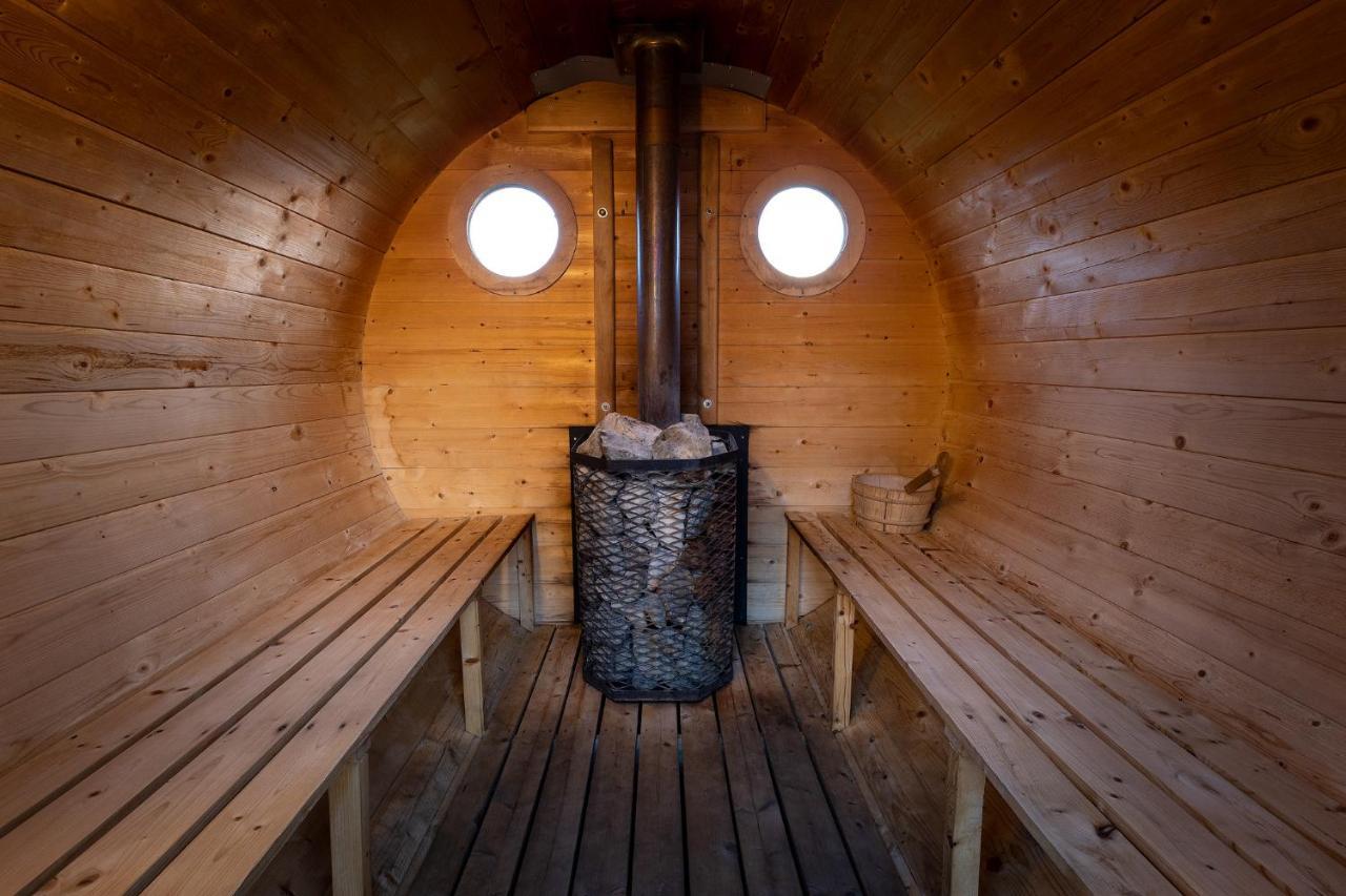 Witowianskie Domki Z Kominkiem, Jacuzzi I Sauna Dzianisz Esterno foto