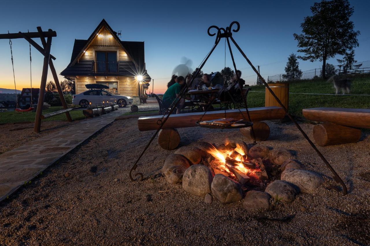Witowianskie Domki Z Kominkiem, Jacuzzi I Sauna Dzianisz Esterno foto