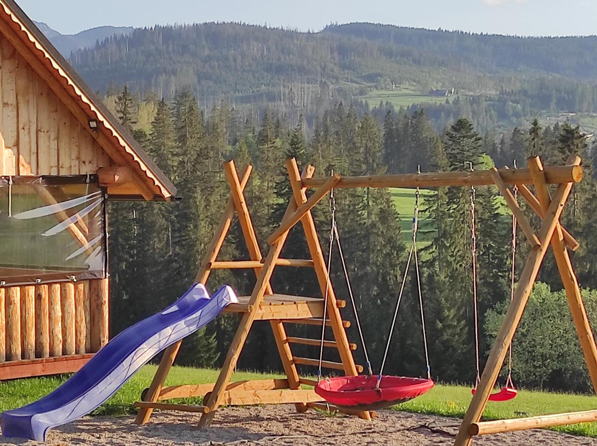 Witowianskie Domki Z Kominkiem, Jacuzzi I Sauna Dzianisz Esterno foto
