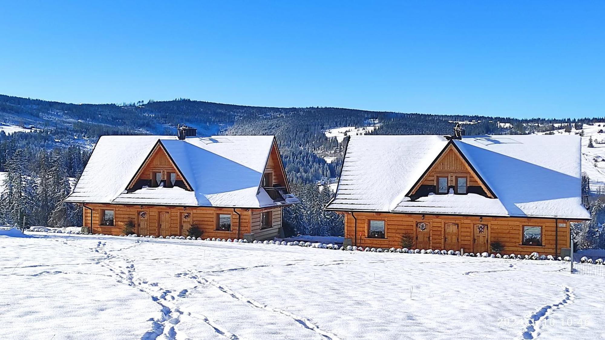 Witowianskie Domki Z Kominkiem, Jacuzzi I Sauna Dzianisz Esterno foto