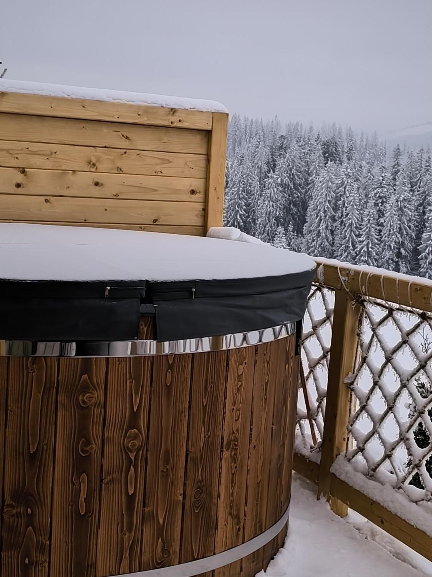 Witowianskie Domki Z Kominkiem, Jacuzzi I Sauna Dzianisz Esterno foto