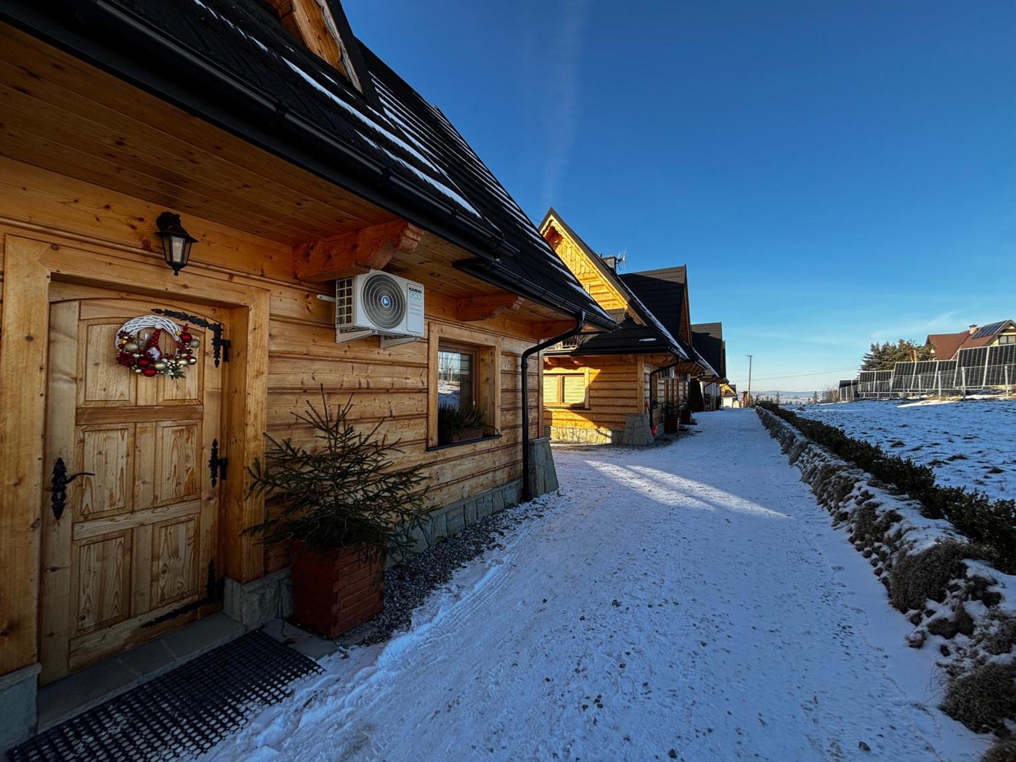 Witowianskie Domki Z Kominkiem, Jacuzzi I Sauna Dzianisz Esterno foto