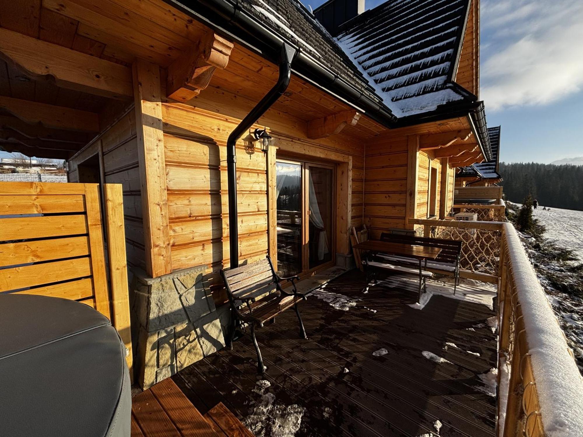 Witowianskie Domki Z Kominkiem, Jacuzzi I Sauna Dzianisz Esterno foto