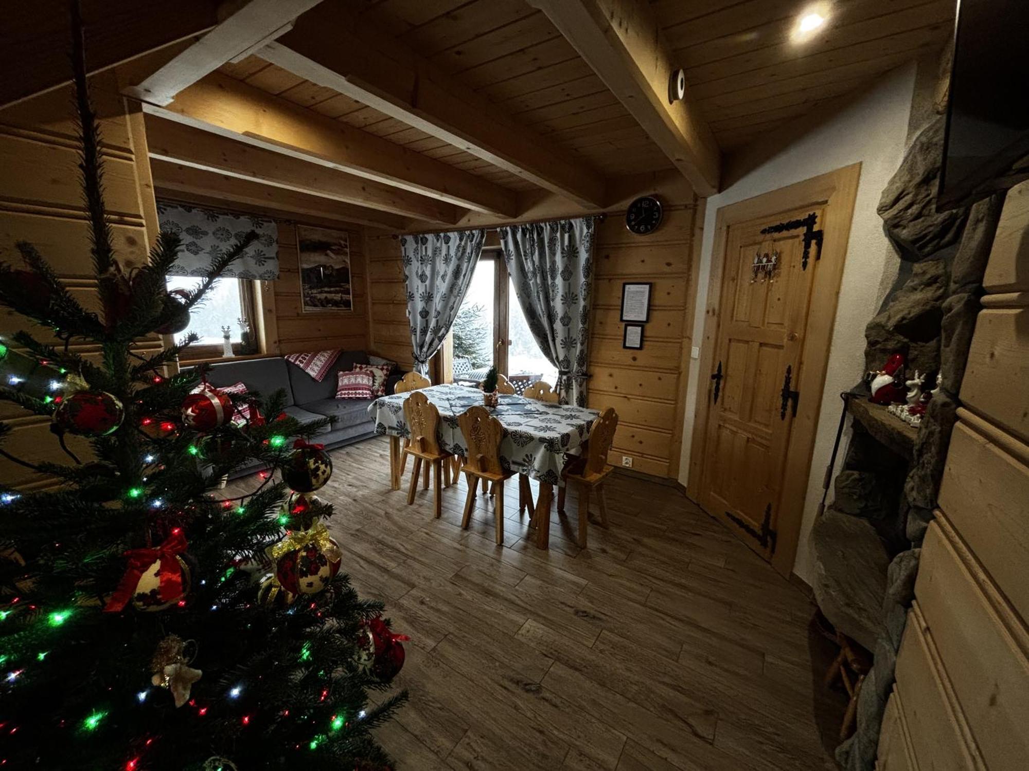 Witowianskie Domki Z Kominkiem, Jacuzzi I Sauna Dzianisz Esterno foto